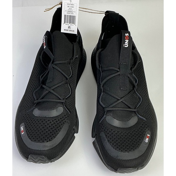 ÜNOS Neillüm Black Sneakers Men's 8-9 / Women's 9.5-10.5 Athletic Running Shoes - Picture 2 of 8